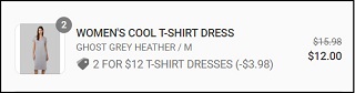 Women's T-Shirt Dress Checkout Women's T-Shirt Dress Checkout