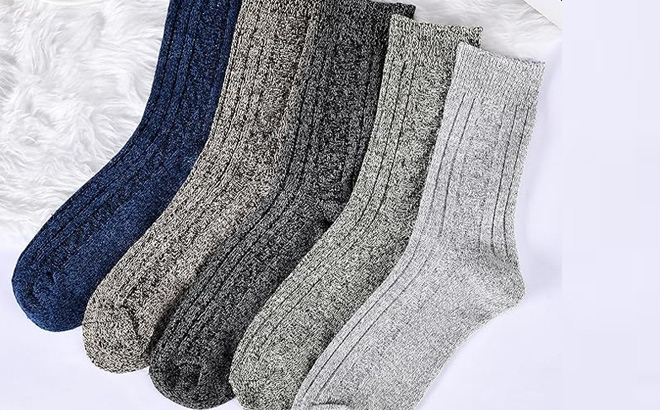 Womens Wool Socks 5 Pack 1