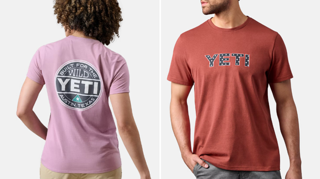 YETI women and men shirts