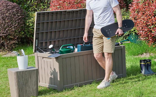 YITAHOME 120 Gallon Outdoor Storage Deck Box