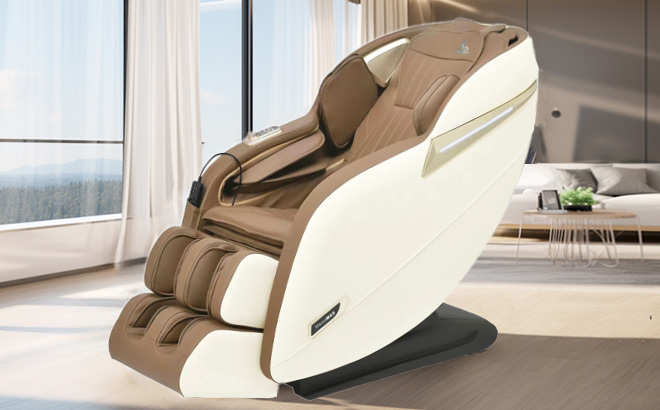 Zero Gravity Full Body Massage Chair beige