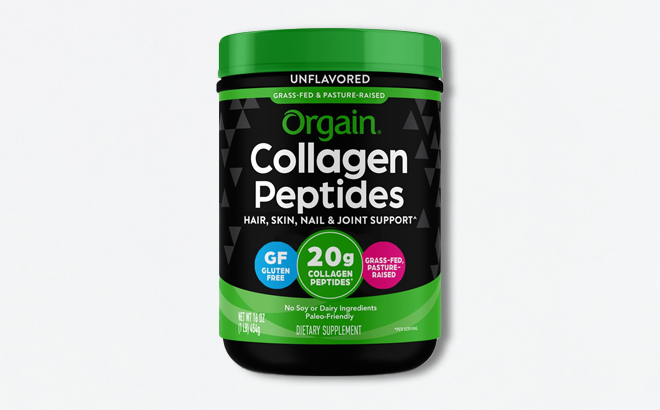 an Image of Orgain Hydrolyzed Collagen Peptides Powder 16 Ounce