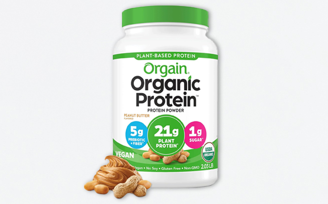 an Image of Orgain Organic Vegan Protein Powder 2 03 Pound