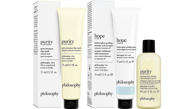an Image of Philosophy Pore fect Glow Skincare Set