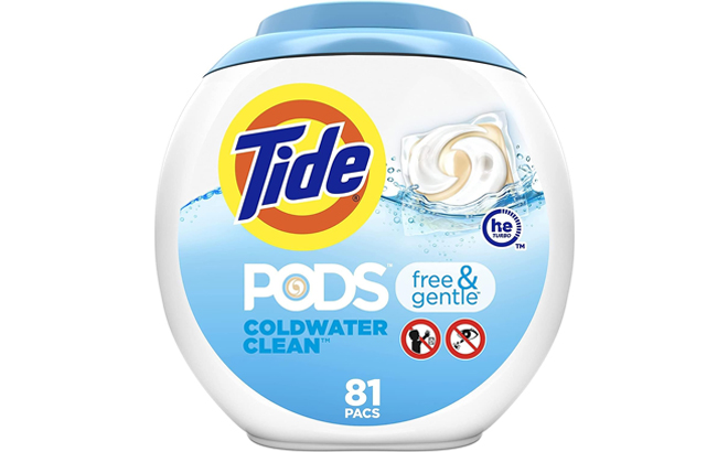 an Image of Tide Pods 81 Count Laundry Detergent Unscented