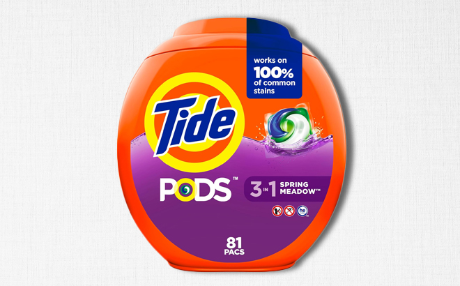 an Image of Tide Pods 81 Count Laundry Detergent