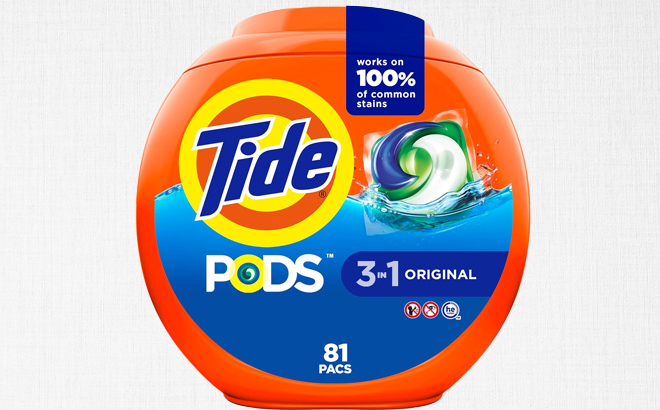 an Image of Tide Pods 81 Count Original Scent