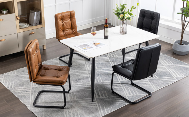 2 Piece Dining Chair Set