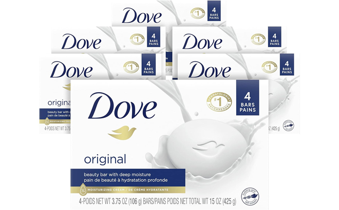 24 Count Dove Beauty Bar Original Moisturizing Bars