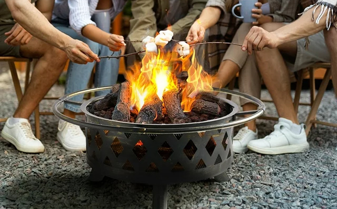 30 inch Outdoor Wood Burning Firepit