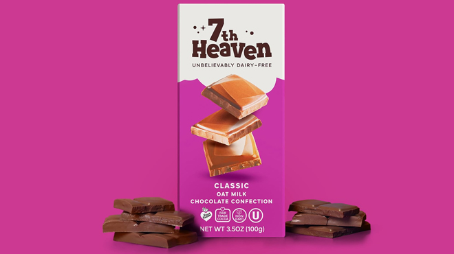 7th Heaven 3 5 oz Chocolate Bars Classic Oatmeal
