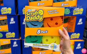 A Person Holding Scrub Daddy 8 Count Variety Pack