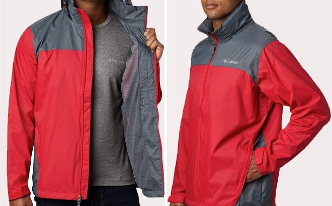 A Person Wearing Columbia Glennake Lake Rain Jacket A Person Wearing Columbia Glennake Lake Rain Jacket