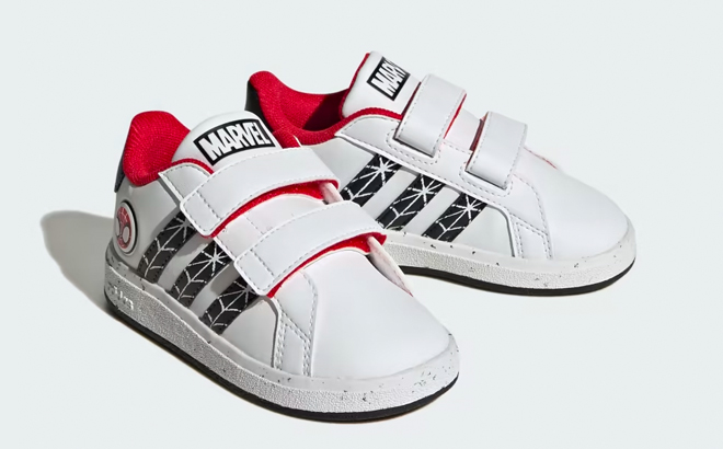 Adidas Grand Court Marvel Toddler Shoes