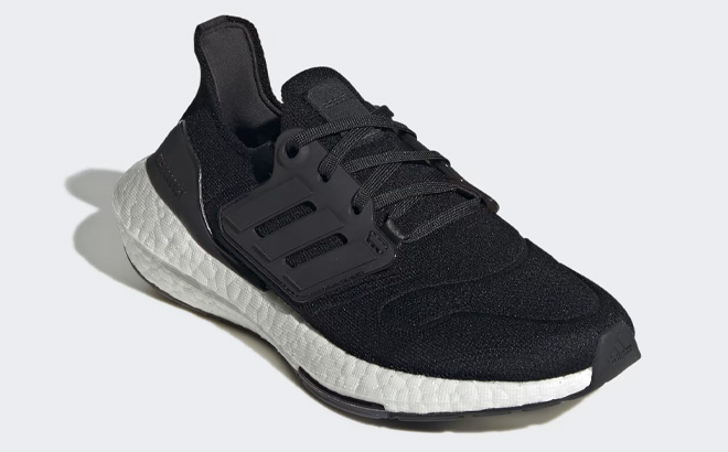 Adidas Kids Ultraboost 22 Running Shoes on Gray Background