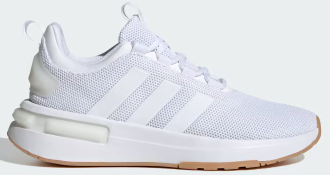 Adidas Womens Racer Shoes in White Adidas Womens Racer Shoes in White