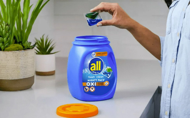 All Fresh Clean Oxi Odor Unit Dose Laundry Detergent