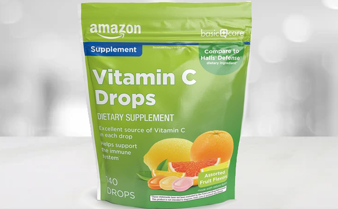 Amazon Basic Care Vitamin C Supplement Drops Amazon Basic Care Vitamin C Supplement Drops
