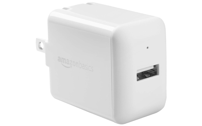 Amazon Basics One Port USB A Wall Charger