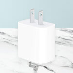 Apple 20W USB C Fast Power Adapter on the Table
