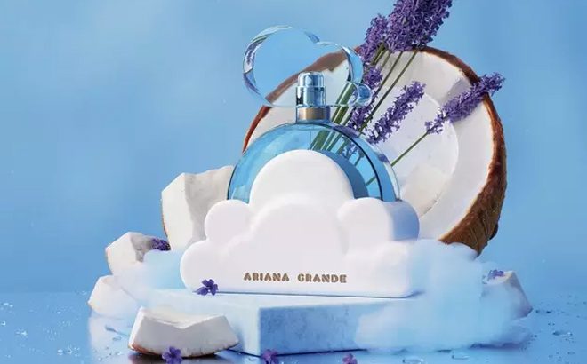 Ariana Grande Cloud Eau De Parfum with flowers and coconut