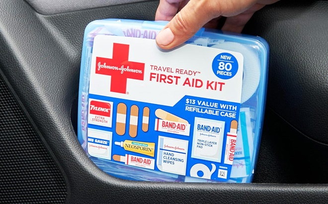 Band Aid Travel Emergency First Aid Kit Band Aid Travel Emergency First Aid Kit