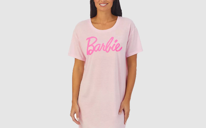 Barbie Character Womens Pajama Sleepshirt