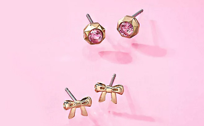 Barbie x Fossil Special Edition Gold Tone Earrings Set