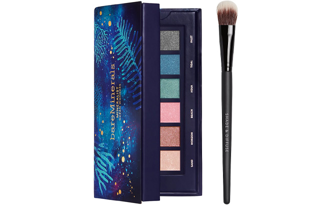 BareMinerals Mineralist Ocean Wonders Eye Shadow Palette with Brush BareMinerals Mineralist Ocean Wonders Eye Shadow Palette with Brush