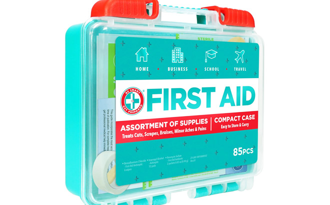 Be Smart Get Prepared 85 Piece First Aid Kit Be Smart Get Prepared 85 Piece First Aid Kit
