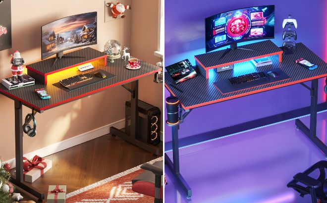 Bestier Gaming Desk 42 Inch Bestier Gaming Desk 42 Inch