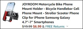 Bike Phone Mount Checkout