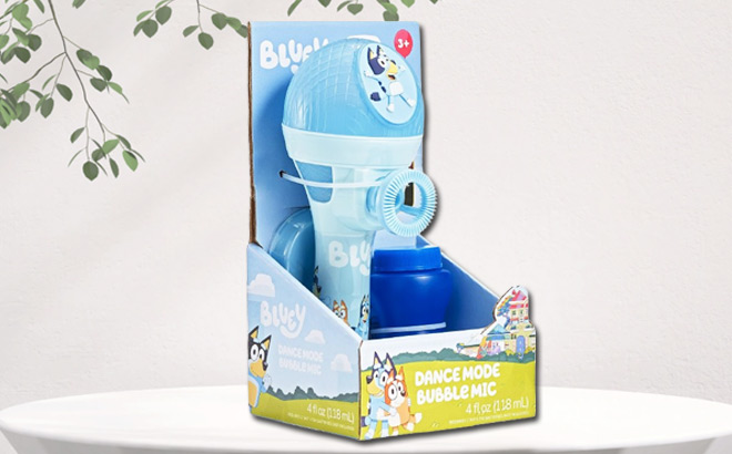 Bluey Bubble Machine Toy Microphone