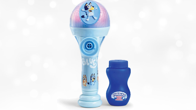 Bluey Dane Mode Bubble Machine and Toy Microphone