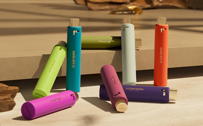 Bright Colored Scentbird Perfume Cases