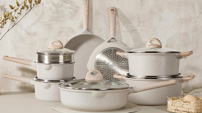 Carote 16 Piece Nonstick Cookware Set Carote 16 Piece Nonstick Cookware Set