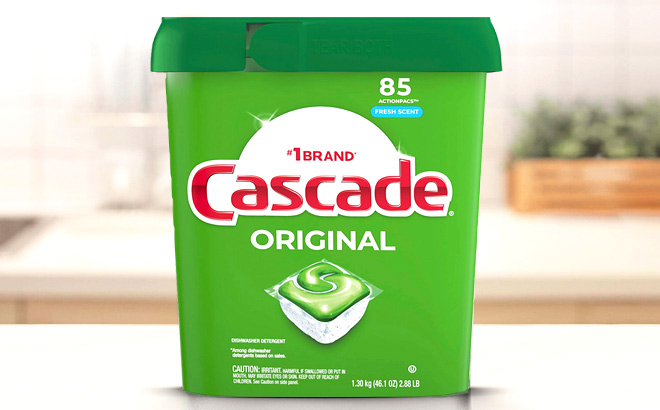 Cascade ActionPacs Dishwasher Detergent Fresh Scent