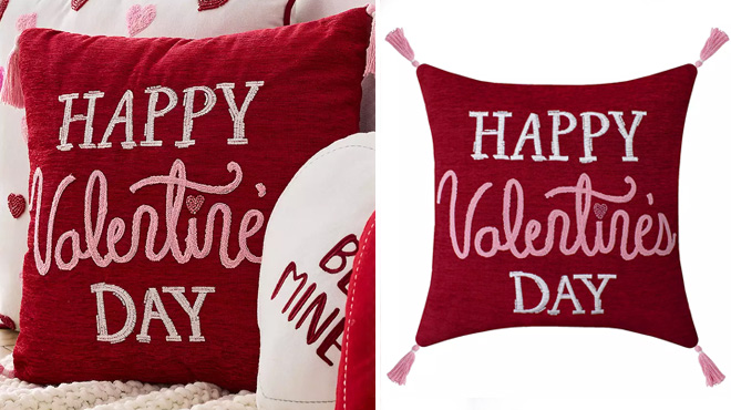 Celebrate Together Valentines Day Pillow Celebrate Together Valentines Day Pillow