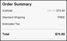 Coach Outlet Checkout