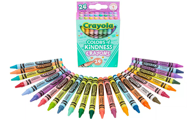 Crayola 24 Count Colors of Kindness Crayons