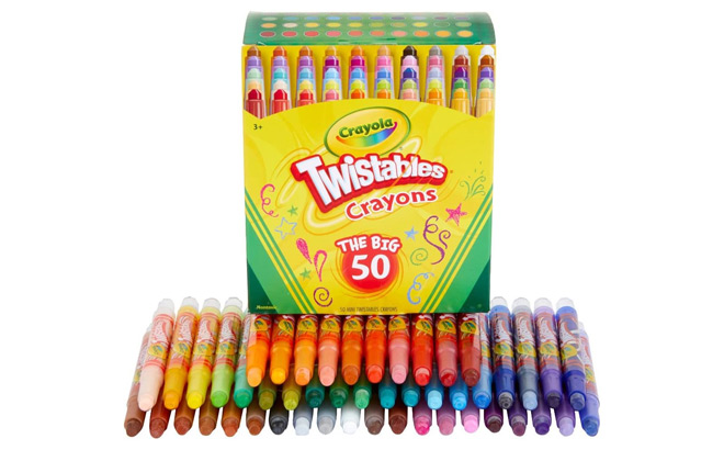 Crayola 50 Count Mini Twistables Crayons