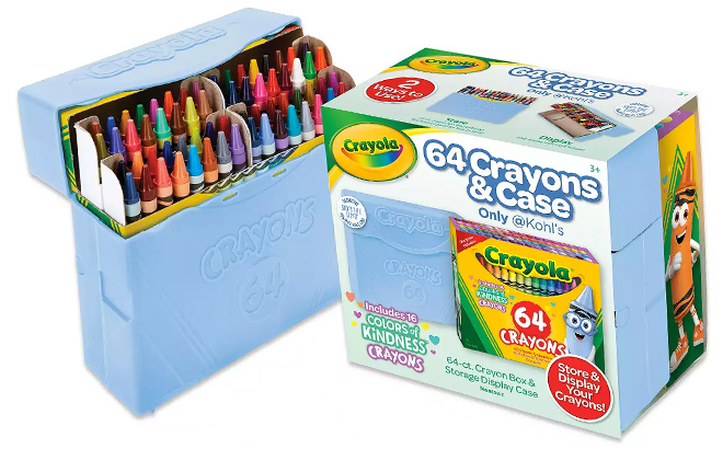 Crayola 64 ct Crayons with Carrying Case