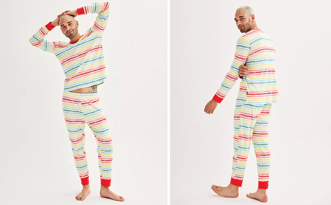 Crayola X Kohls Mens Pajama Set