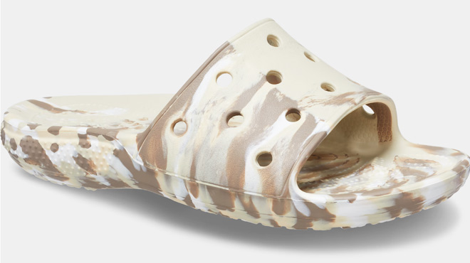 Crocs Classic Marbeled Slide Sandals