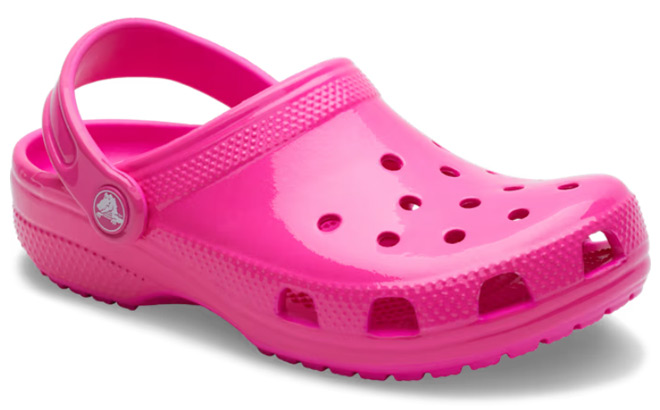 Crocs Classic Neon Highlighter Clogs in Pink Crush Color
