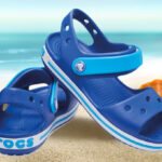 Crocs Crocband Kids Sandals on the Beach