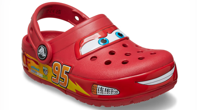 Crocs Disney Pixar Cars Lightning McQueen Clog for Kids