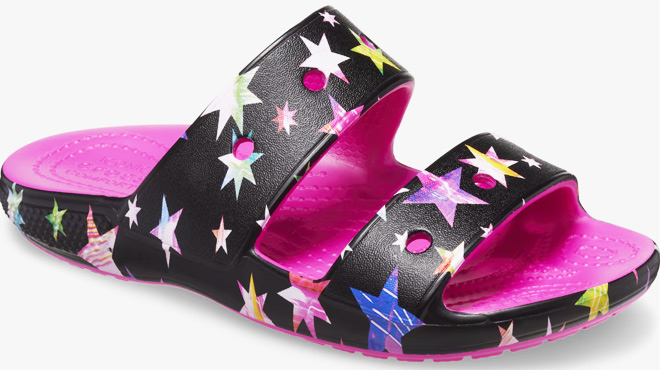 Crocs Kids Classic Star Print Sandals