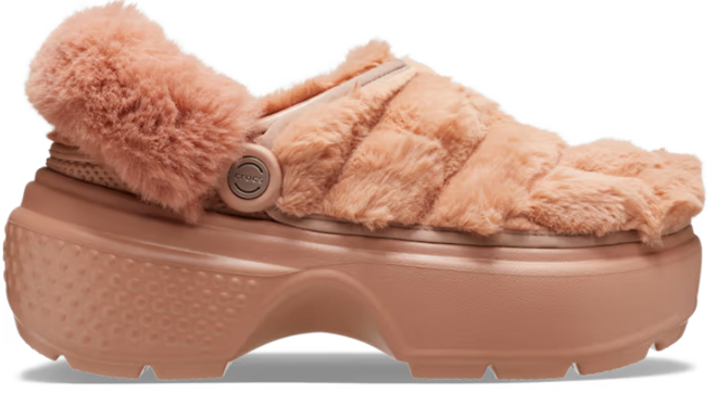 Crocs Stomp Quilted Clogs in Pink