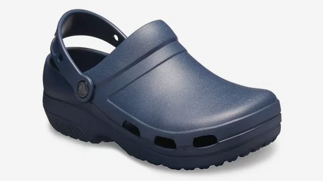 Crocs at Work Unisex Specialist II Vent Work Clog Navy